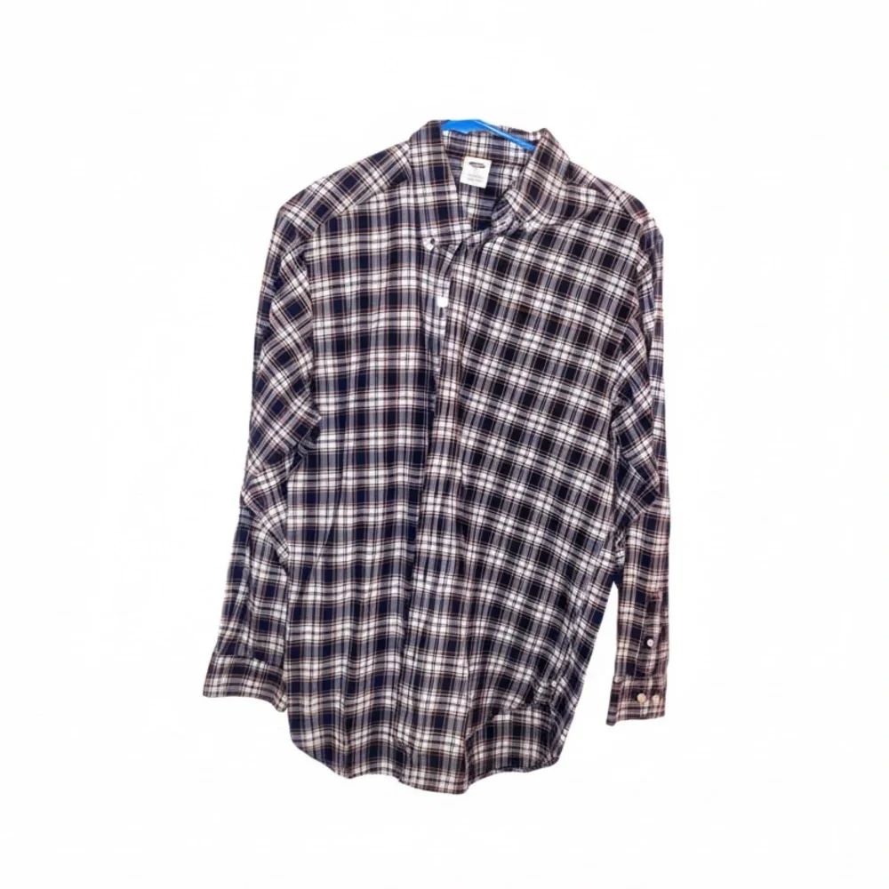 Old Navy Plaid/Check Size 14 Boys Button Down Cotton Shirt